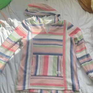Roxy Multicolor Striped Hoodie